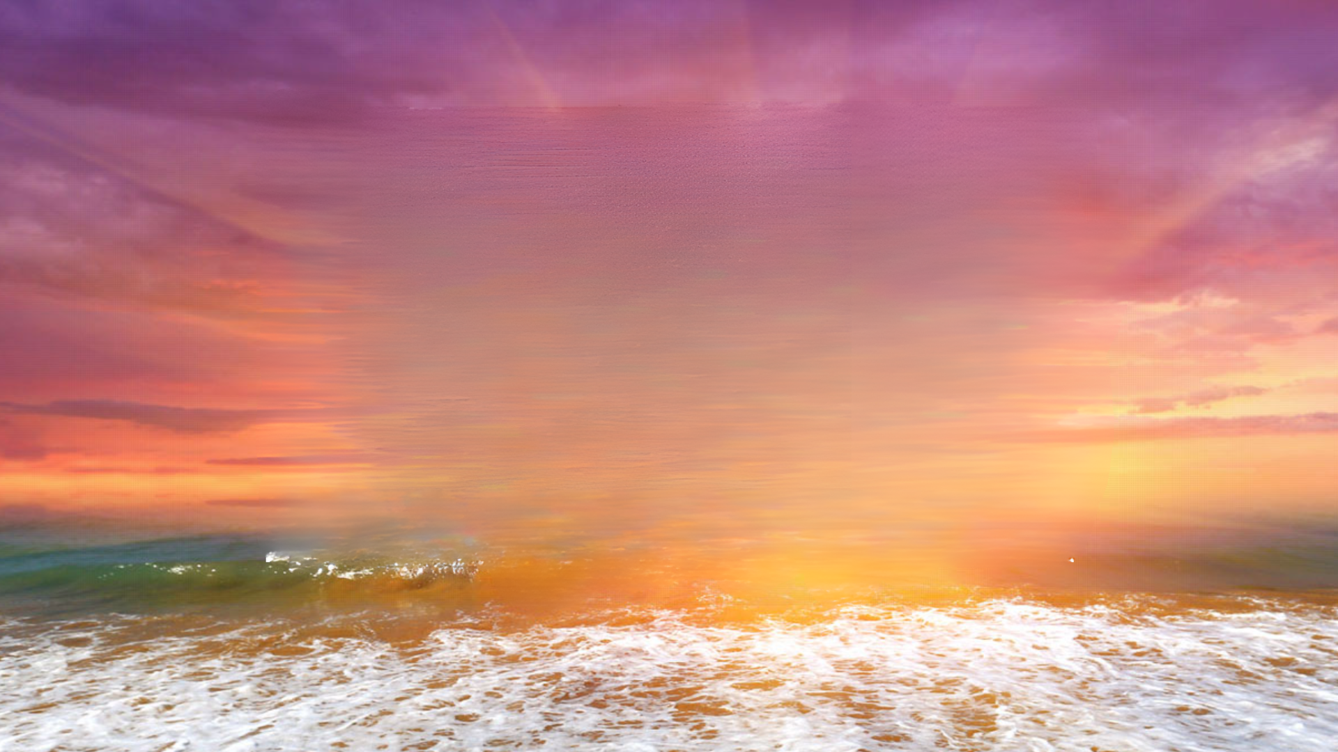 Sunset Beach Background